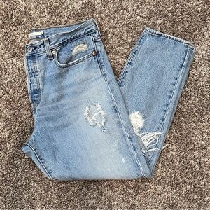 Levi's Light Blue Wedgie Jeans